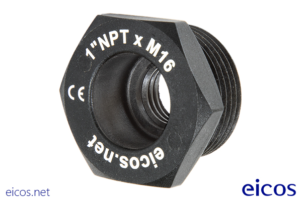 1"NPT polyphthalamide connection for mounting of vertical level switches